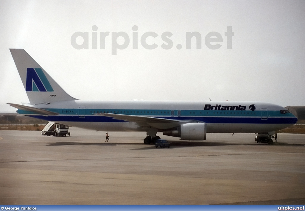 G-BYAA, Boeing 767-200ER, Britannia Airways