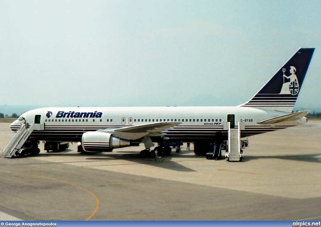 G-BYAB, Boeing 767-200ER, Britannia Airways