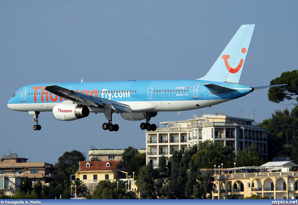 G-BYAD, Boeing 757-200, Thomsonfly