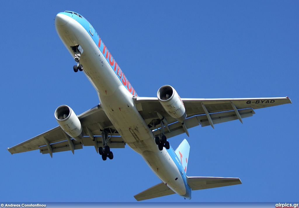 G-BYAD, Boeing 757-200, Thomsonfly