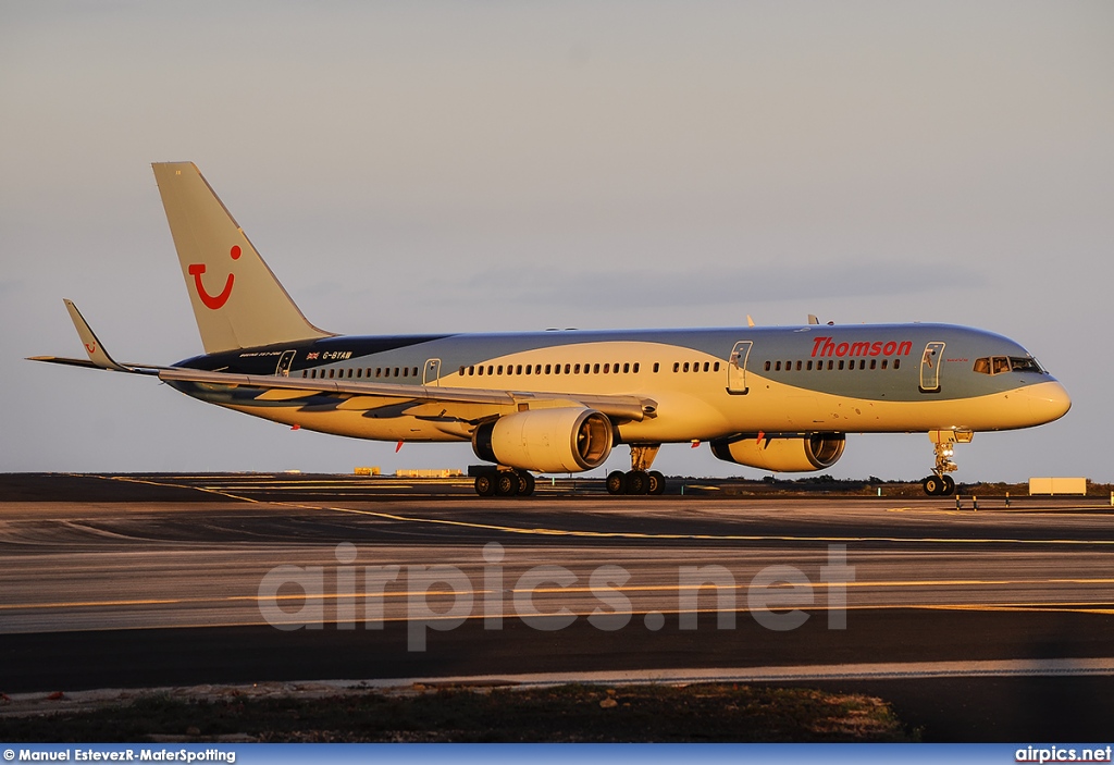 G-BYAW, Boeing 757-200, Thomson Airways