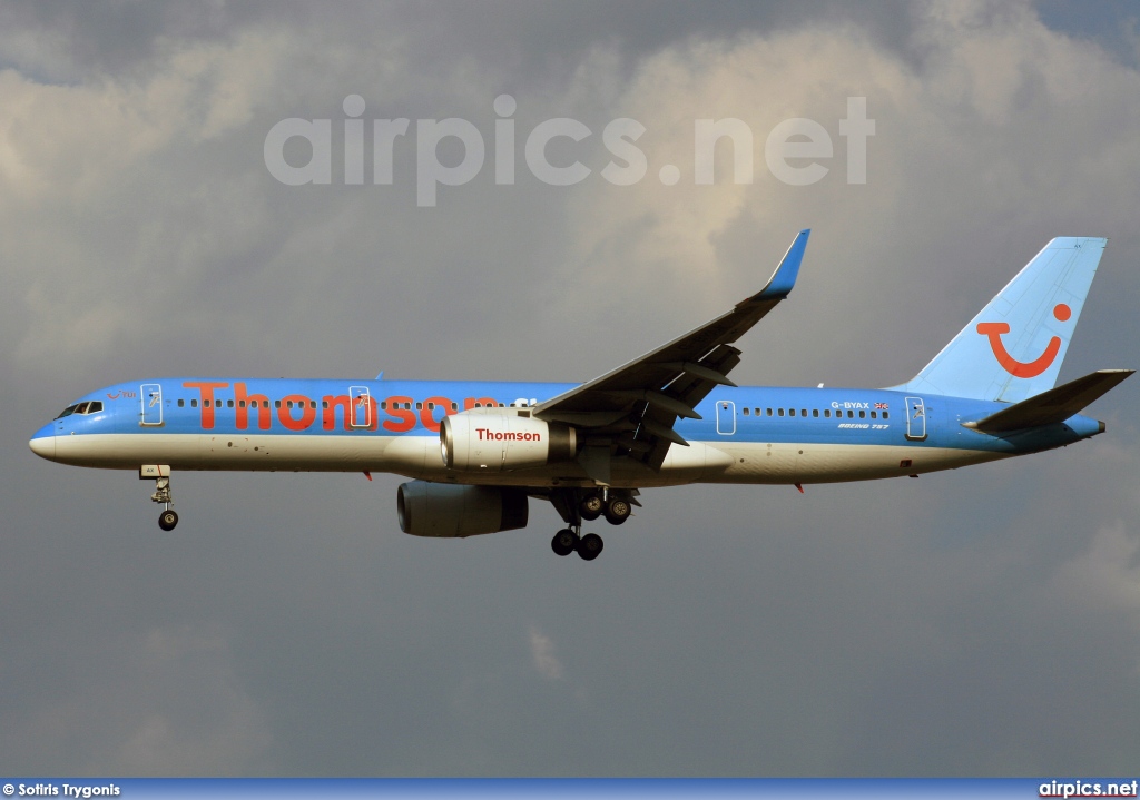 G-BYAX, Boeing 757-200, Thomsonfly