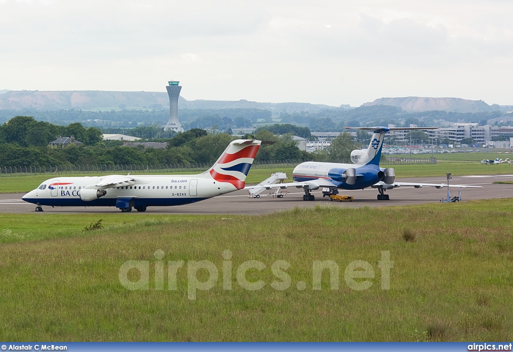 G-BZAX, British Aerospace Avro RJ100, BA Connect