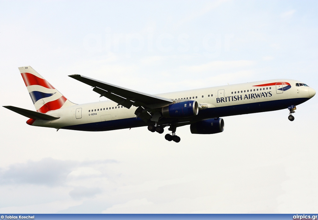 G-BZHA, Boeing 767-300ER, British Airways