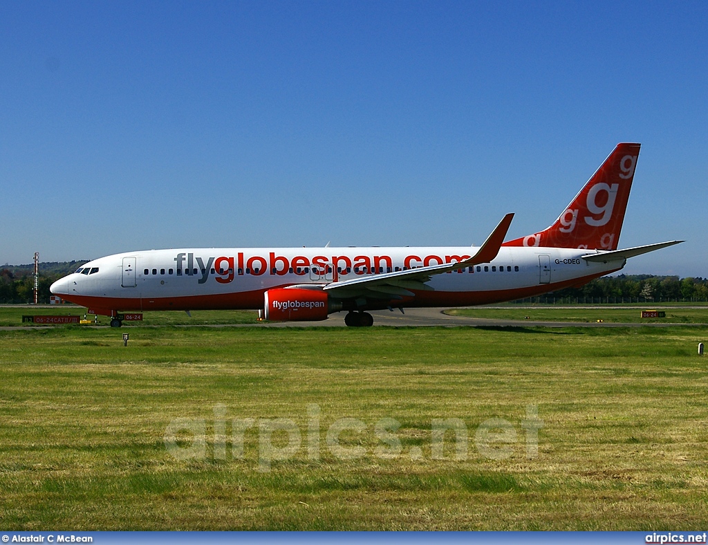 G-CDEG, Boeing 737-800, flyglobespan