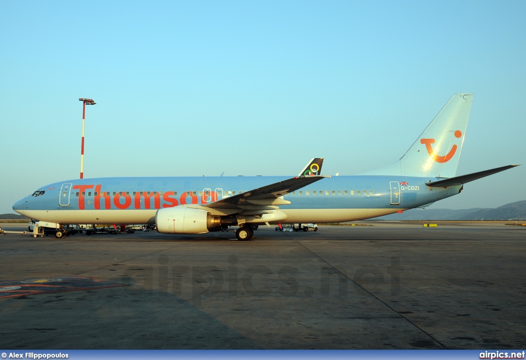 G-CDZI, Boeing 737-800, Thomsonfly