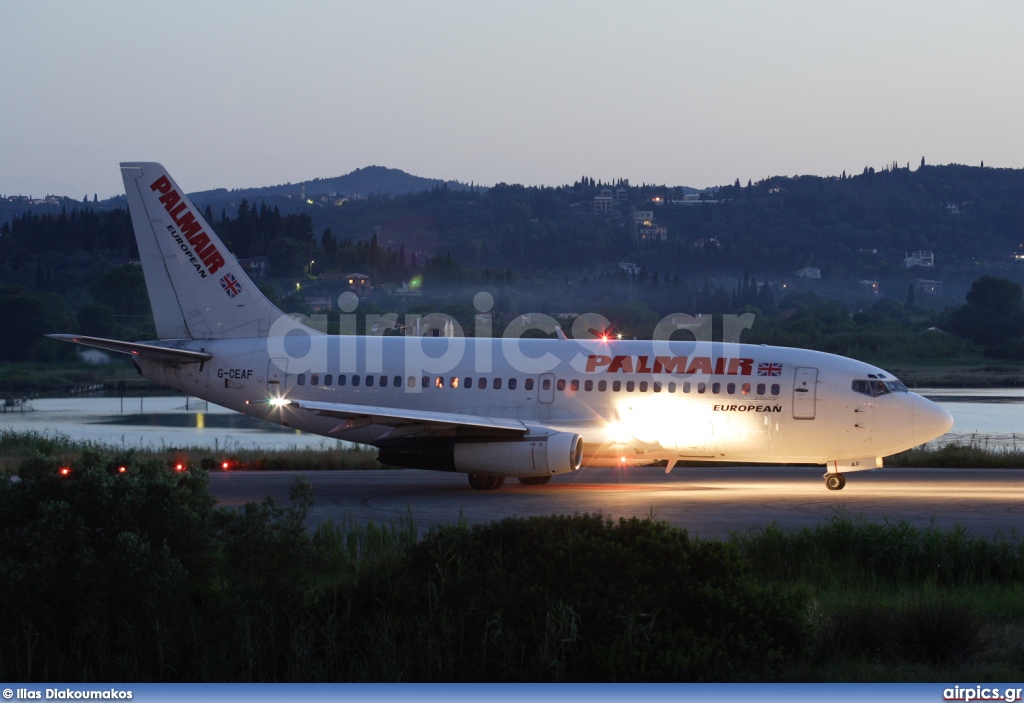 G-CEAF, Boeing 737-200Adv, Palmair