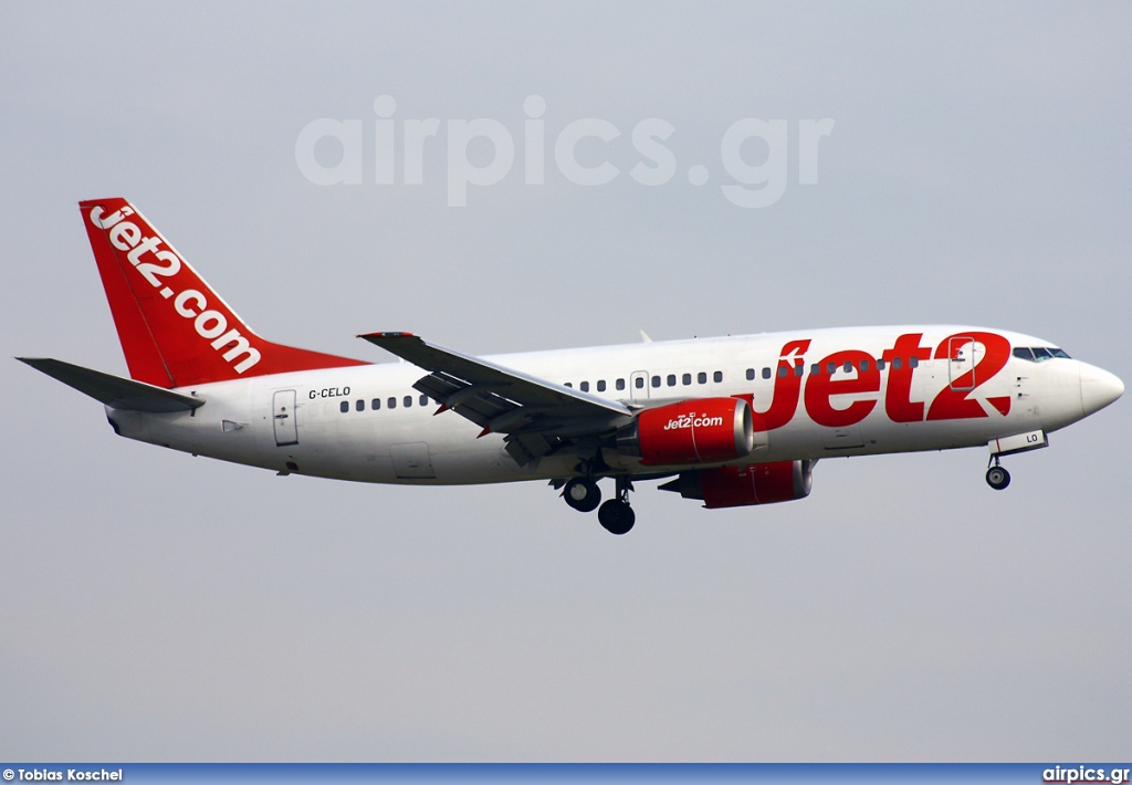 G-CELO, Boeing 737-300(QC), Jet2.com