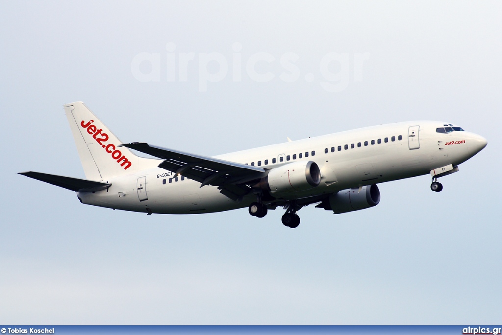 G-CGET, Boeing 737-300, Jet2.com