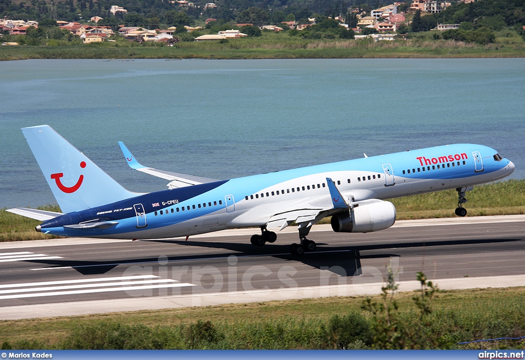 G-CPEU, Boeing 757-200, Thomson Airways