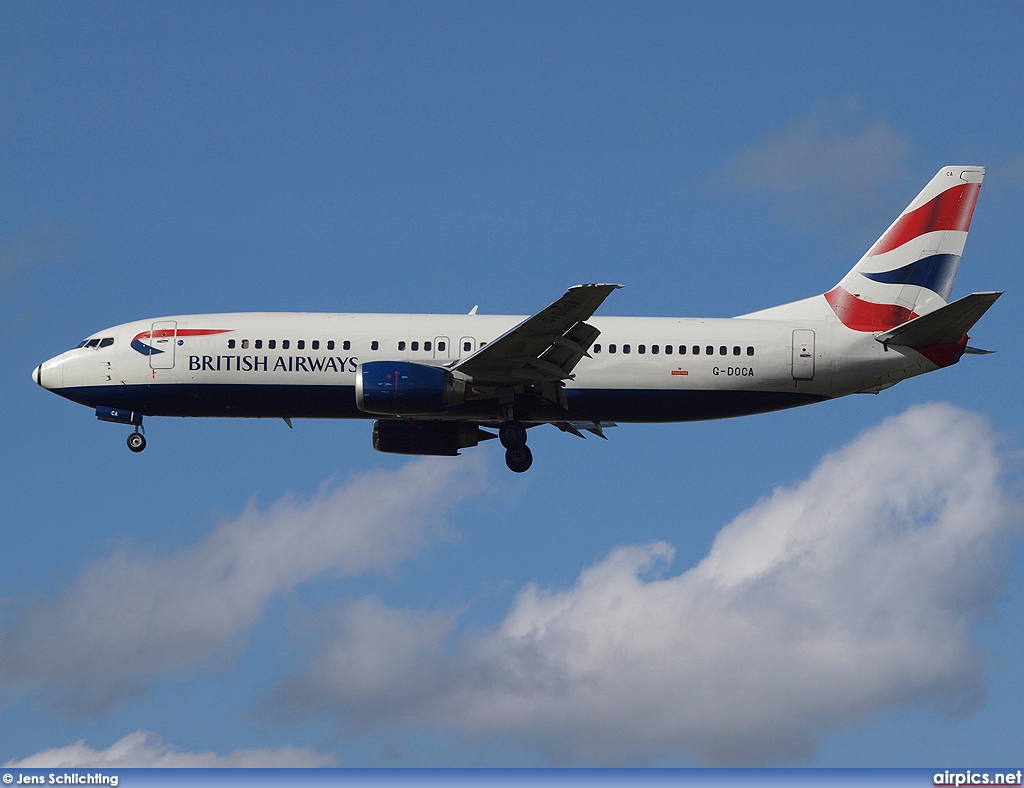 G-DOCA, Boeing 737-400, British Airways
