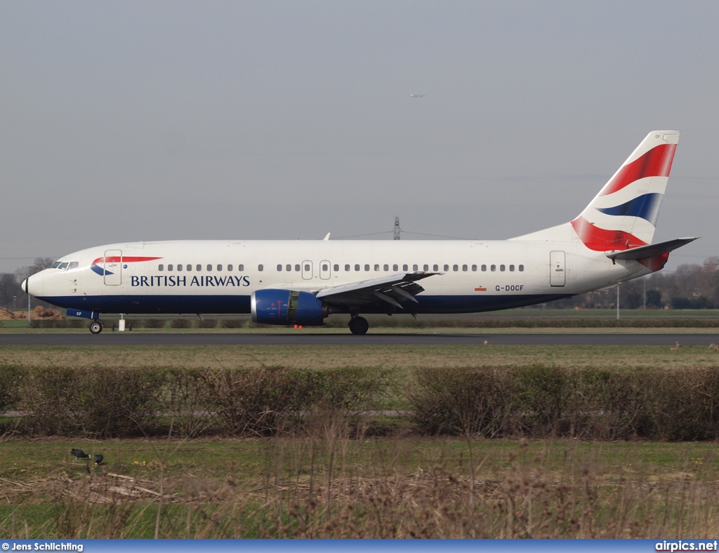 G-DOCF, Boeing 737-400, British Airways