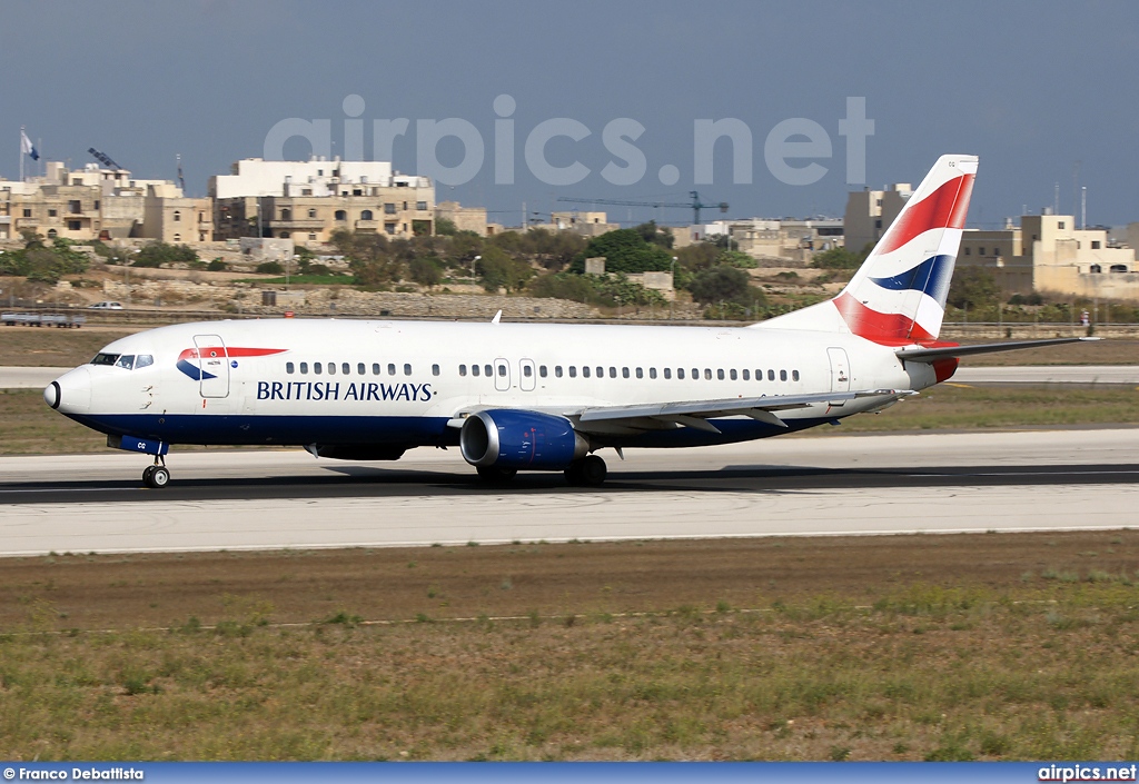 G-DOCG, Boeing 737-400, British Airways