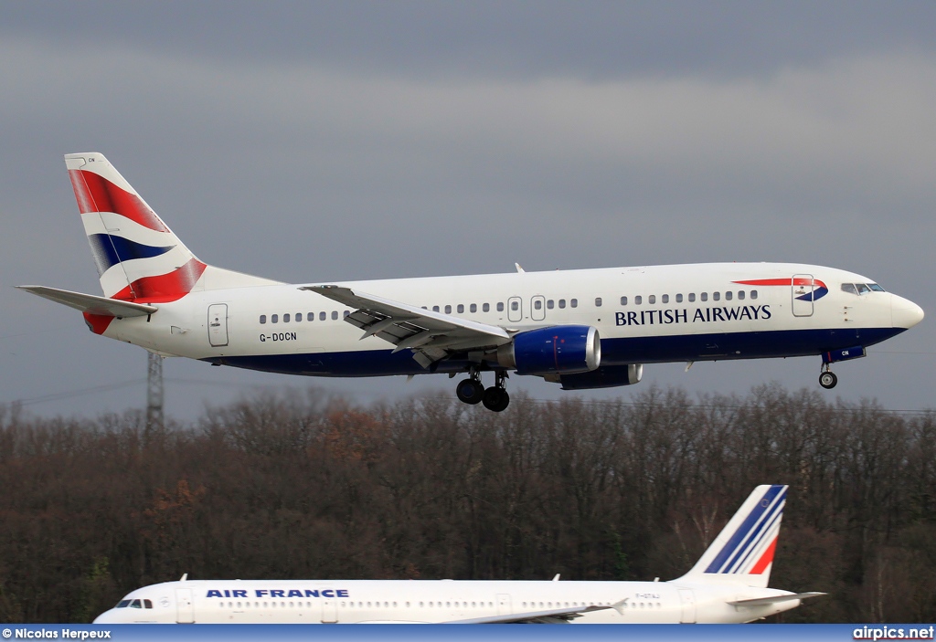 G-DOCN, Boeing 737-400, British Airways