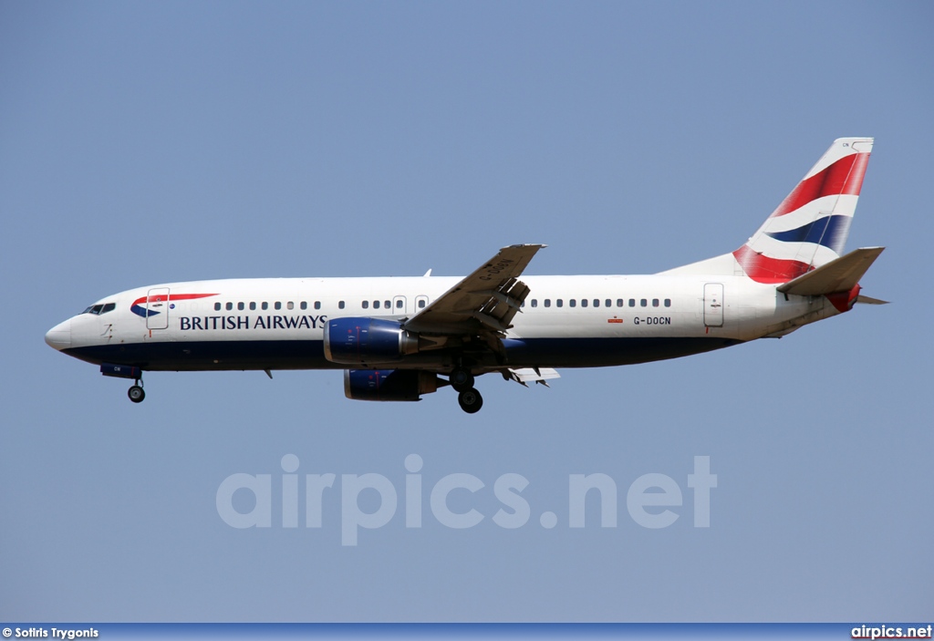 G-DOCN, Boeing 737-400, British Airways