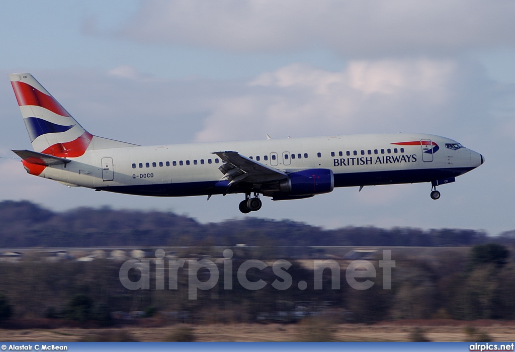 G-DOCO, Boeing 737-400, British Airways