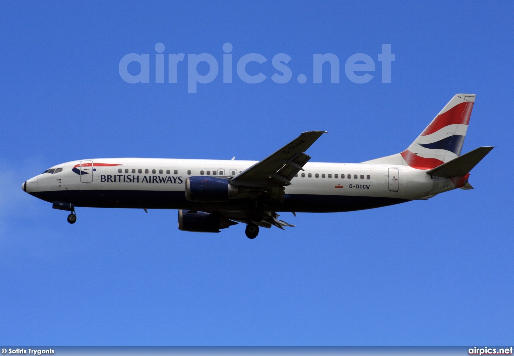 G-DOCW, Boeing 737-400, British Airways