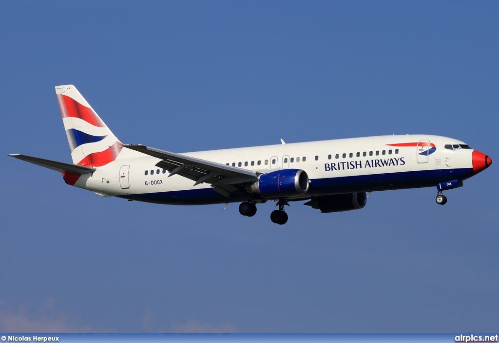 G-DOCX, Boeing 737-400, British Airways