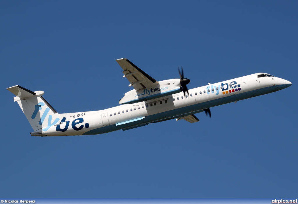 G-ECOA, De Havilland Canada DHC-8-400Q Dash 8, flybe.British European