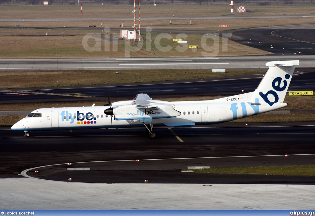 G-ECOA, De Havilland Canada DHC-8-400Q Dash 8, flybe.British European