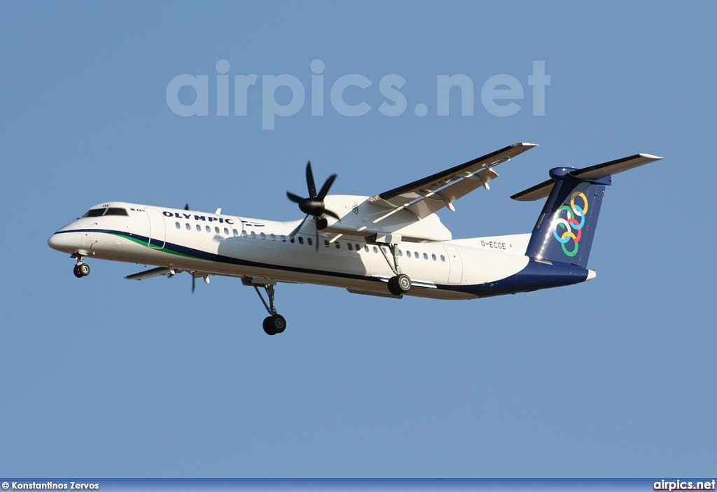 G-ECOE, De Havilland Canada DHC-8-400Q Dash 8, Olympic Air