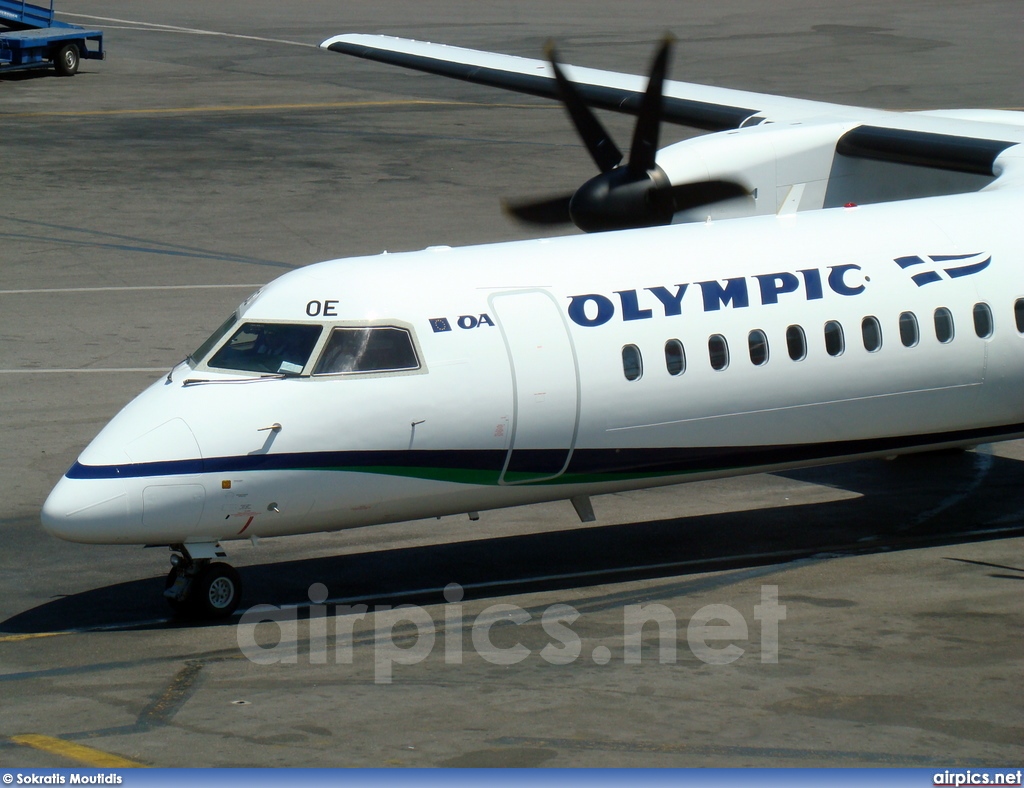 G-ECOE, De Havilland Canada DHC-8-400Q Dash 8, Olympic Air