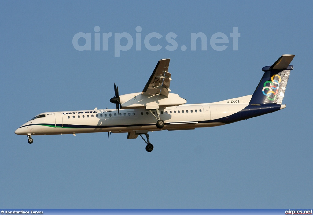 G-ECOE, De Havilland Canada DHC-8-400Q Dash 8, Olympic Air