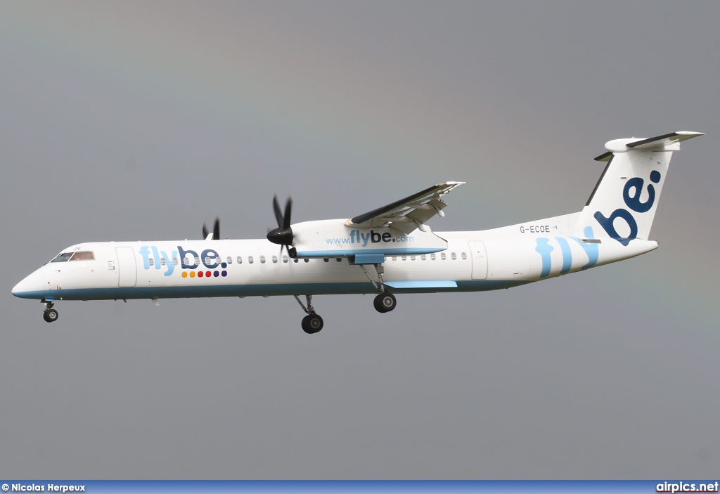 G-ECOE, De Havilland Canada DHC-8-400Q Dash 8, flybe.British European