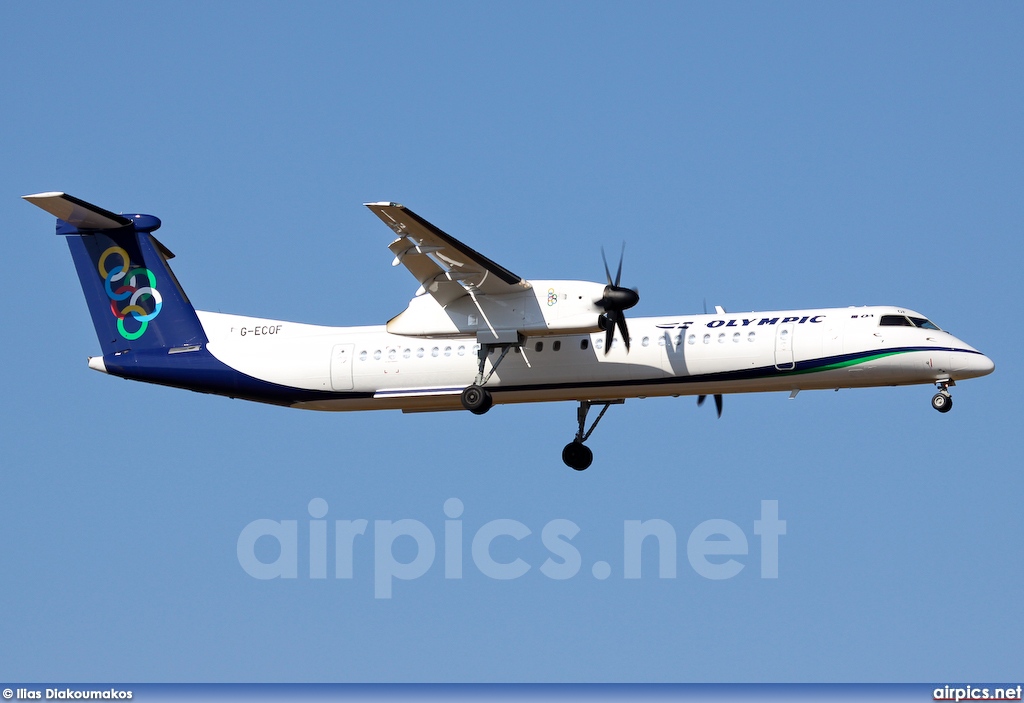 G-ECOF, De Havilland Canada DHC-8-400Q Dash 8, Olympic Air