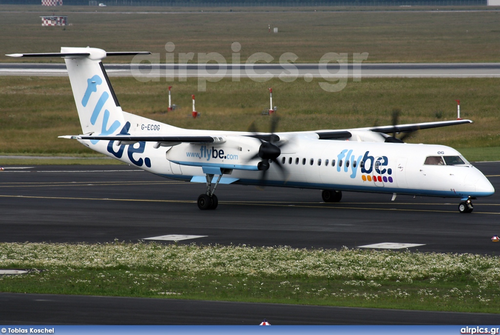 G-ECOG, De Havilland Canada DHC-8-400Q Dash 8, flybe.British European