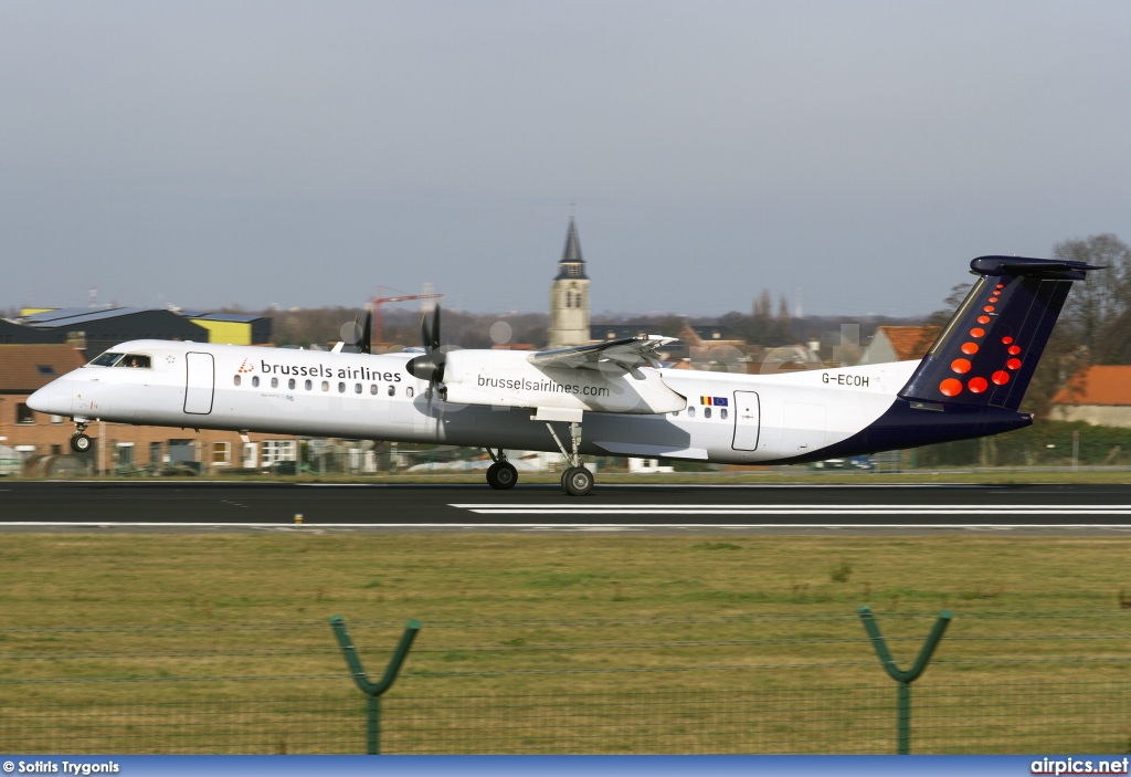 G-ECOH, De Havilland Canada DHC-8-400Q Dash 8, Brussels Airlines