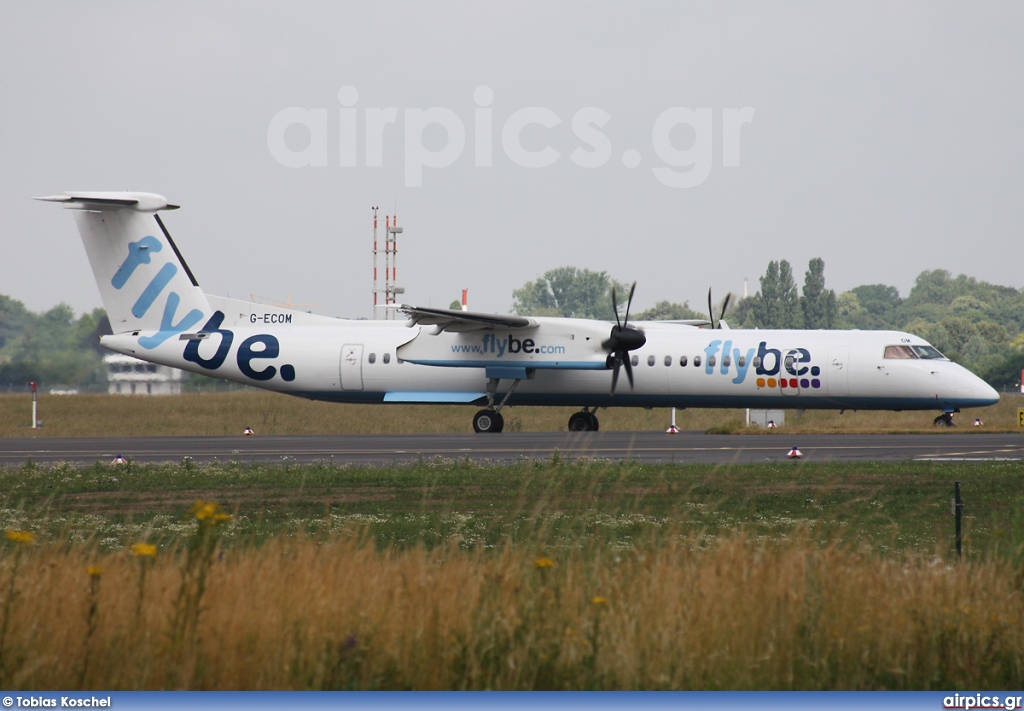 G-ECOM, De Havilland Canada DHC-8-400Q Dash 8, flybe.British European