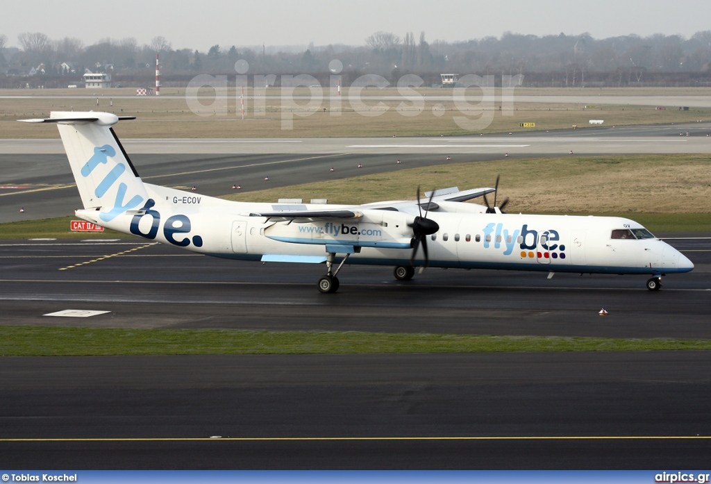 G-ECOV, De Havilland Canada DHC-8-400Q Dash 8, flybe.British European