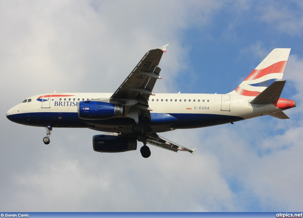 G-EUOA, Airbus A319-100, British Airways