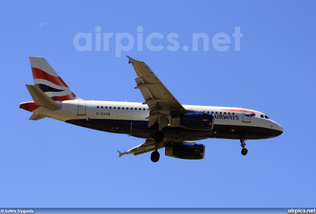 G-EUOB, Airbus A319-100, British Airways