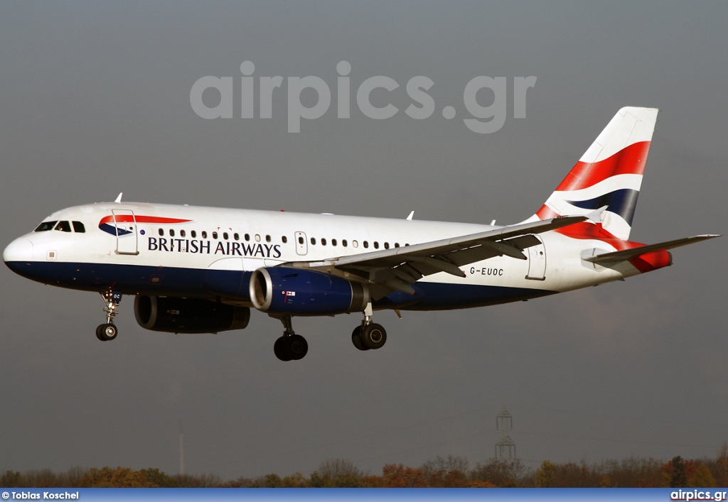 G-EUOC, Airbus A319-100, British Airways