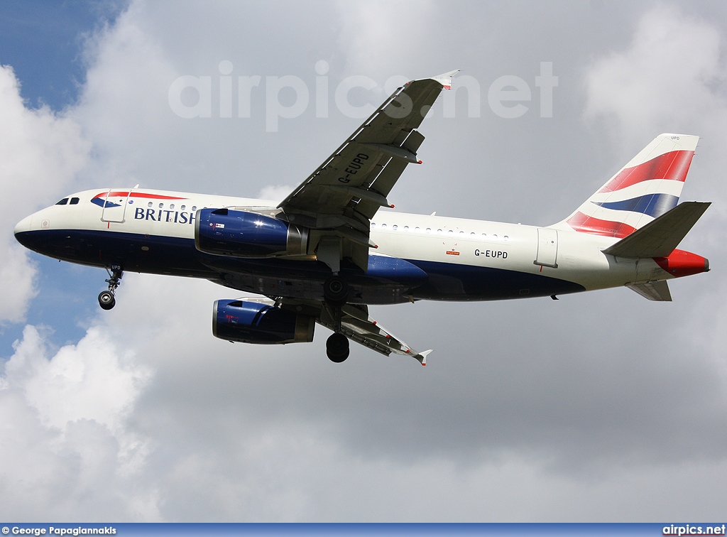 G-EUPD, Airbus A319-100, British Airways