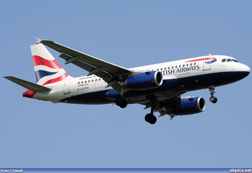 G-EUPD, Airbus A319-100, British Airways