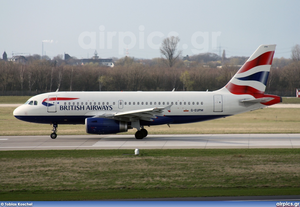 G-EUPM, Airbus A319-100, British Airways