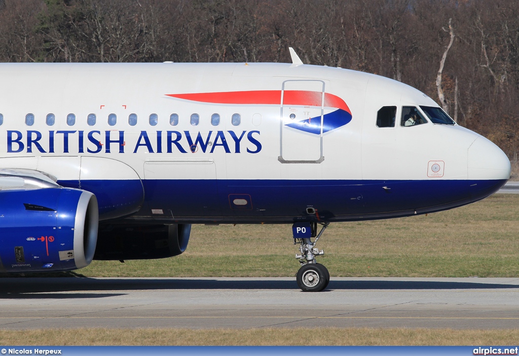 G-EUPO, Airbus A319-100, British Airways