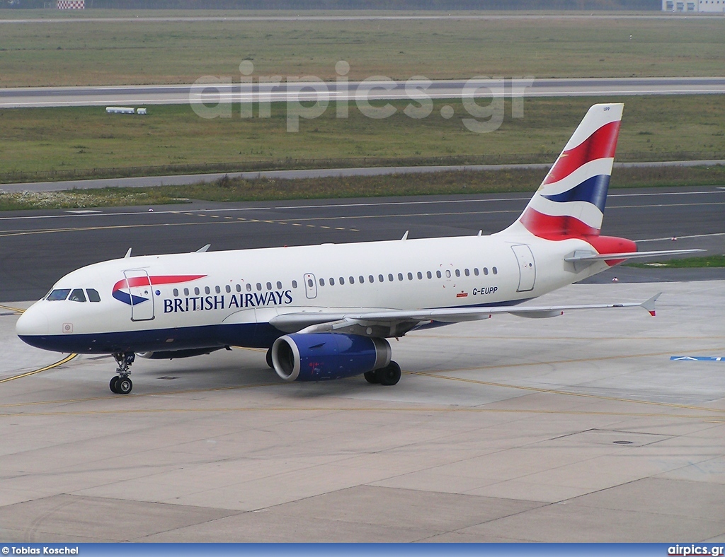 G-EUPP, Airbus A319-100, British Airways