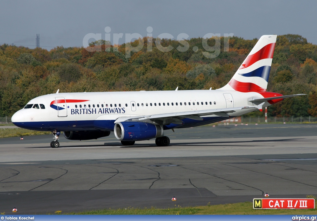 G-EUPT, Airbus A319-100, British Airways