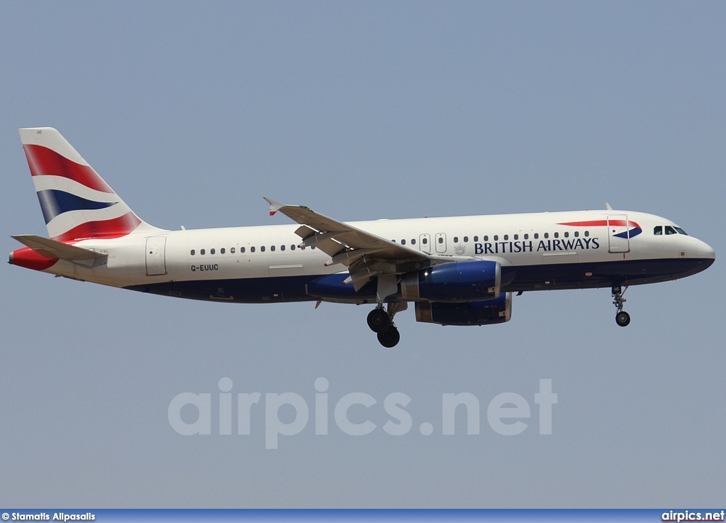 G-EUUC, Airbus A320-200, British Airways