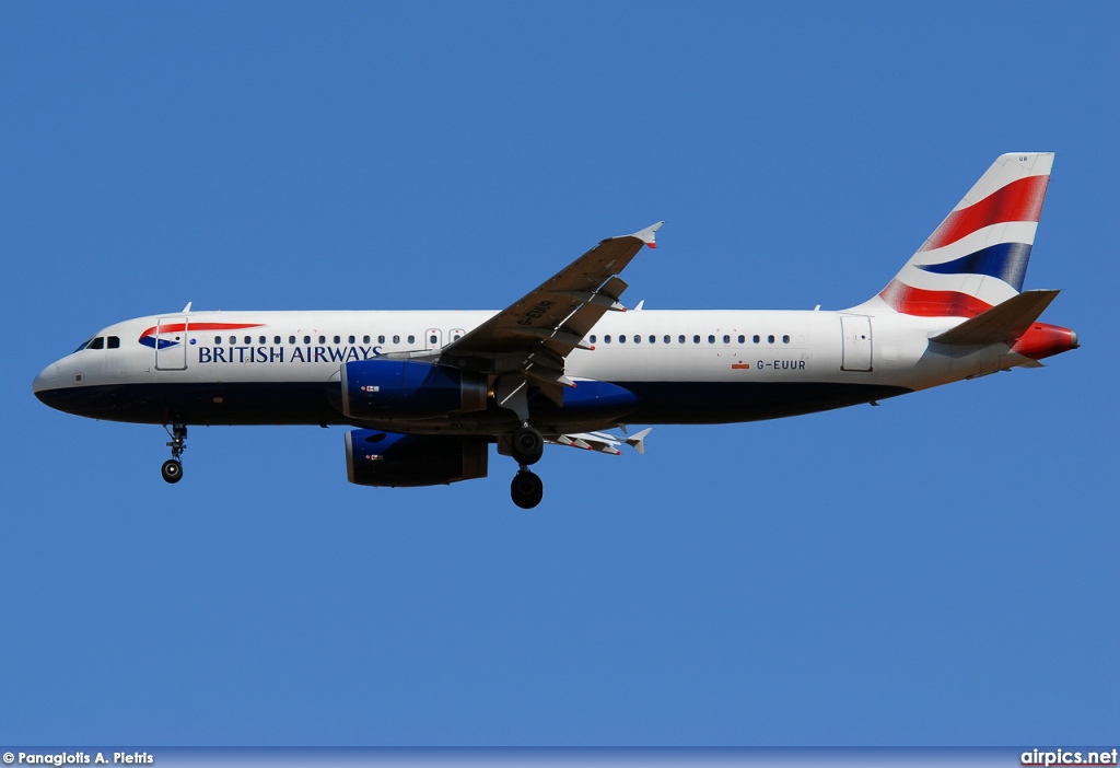 G-EUUR, Airbus A320-200, British Airways