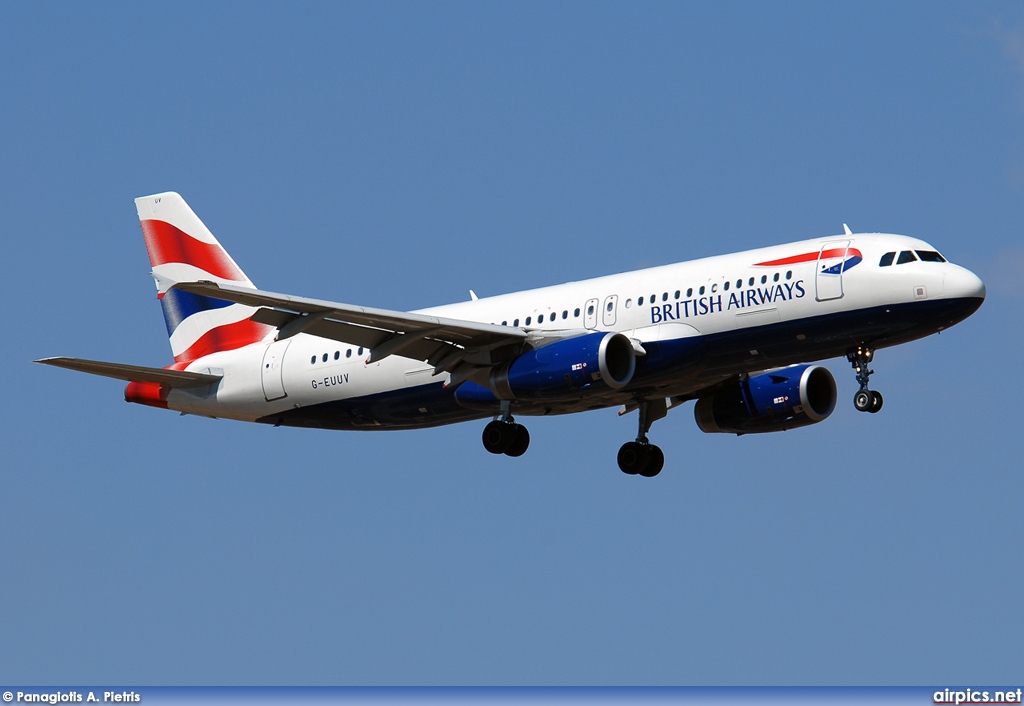 G-EUUV, Airbus A320-200, British Airways