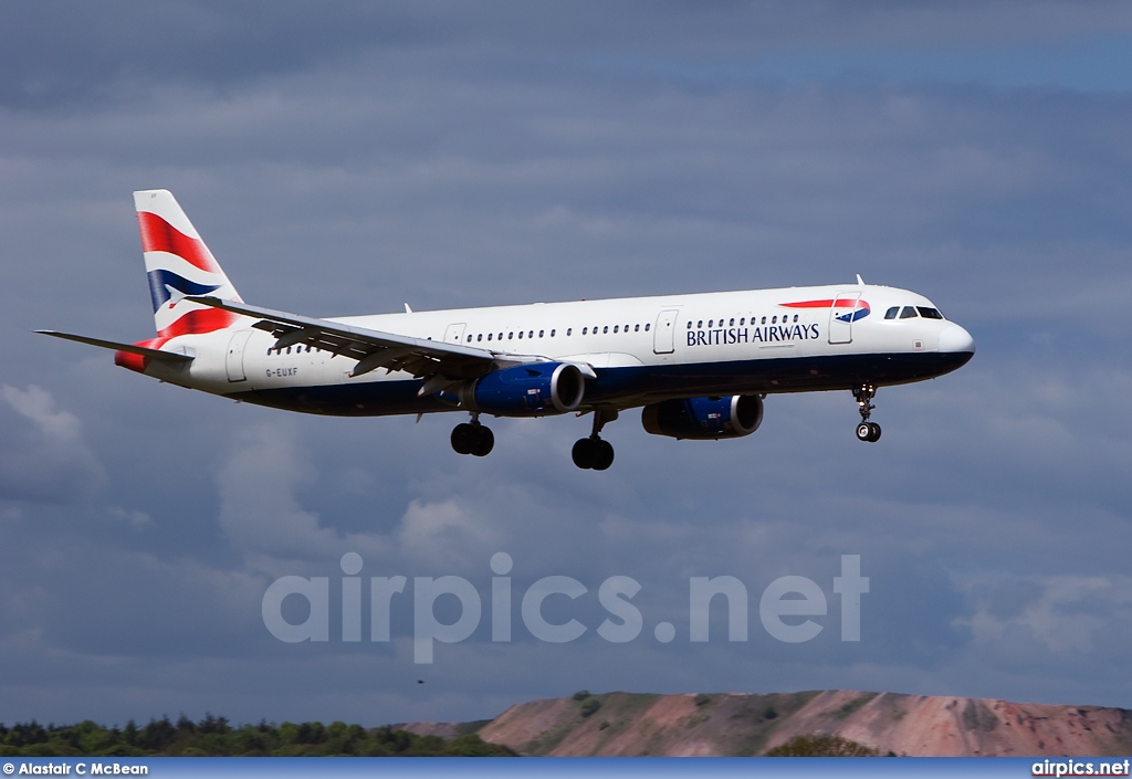 G-EUXF, Airbus A321-200, British Airways