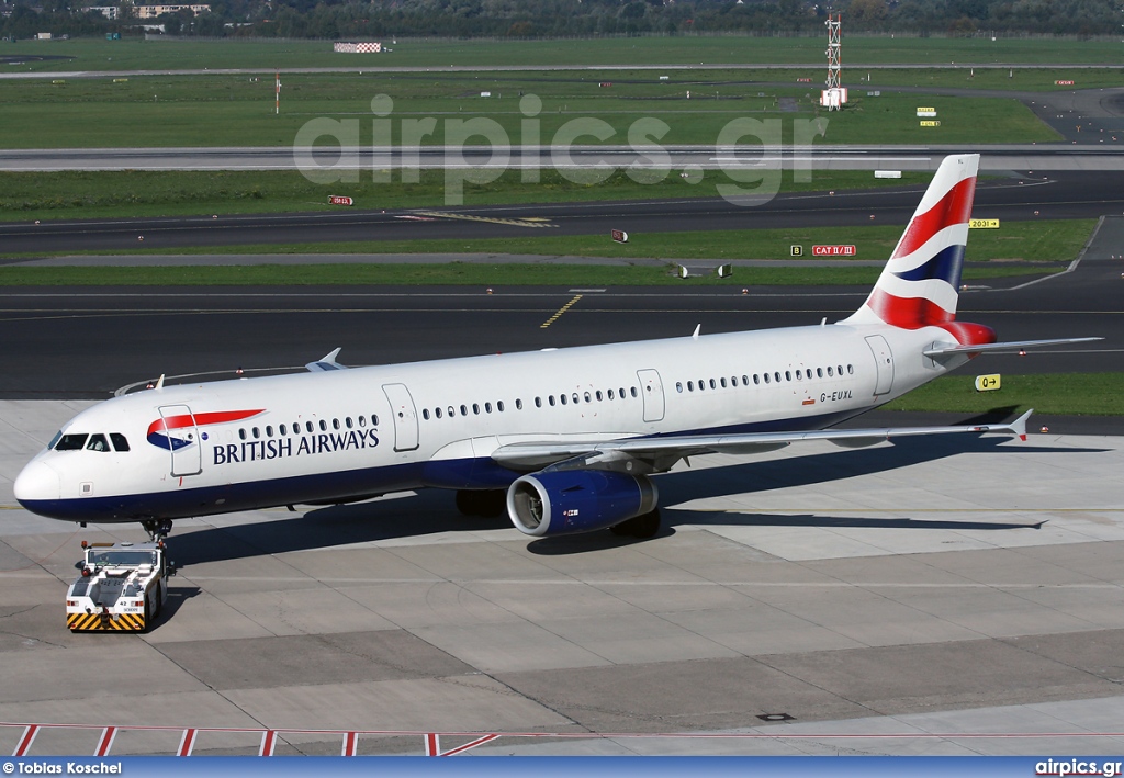 G-EUXL, Airbus A321-200, British Airways