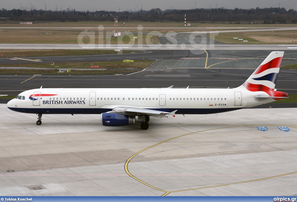 G-EUXM, Airbus A321-200, British Airways