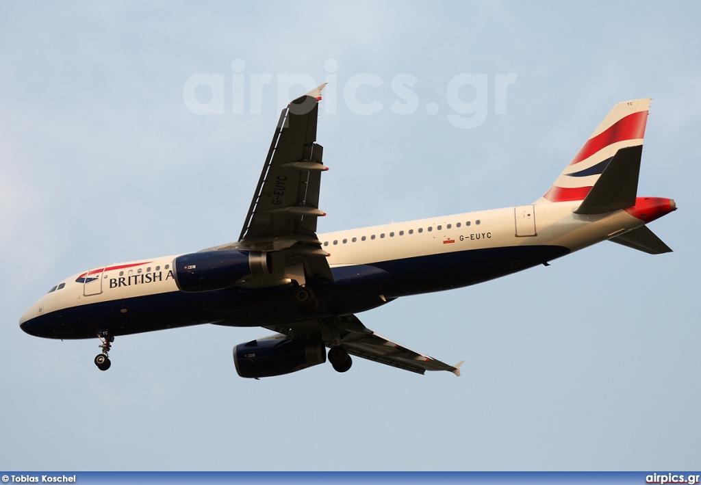 G-EUYC, Airbus A320-200, British Airways