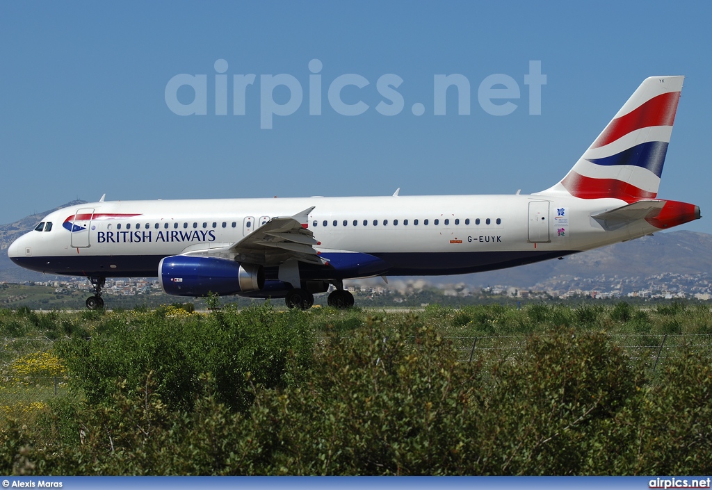 G-EUYK, Airbus A320-200, British Airways